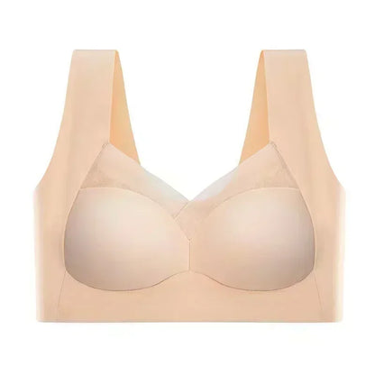 Ice Silk Bras Sexy Thin Bras Seamless Everyday Underwear with Chest Pad Yoga Sports Underwear Women Underwear Accessories